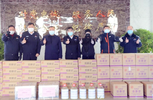 向88038威尼斯公安局捐赠抗疫物资